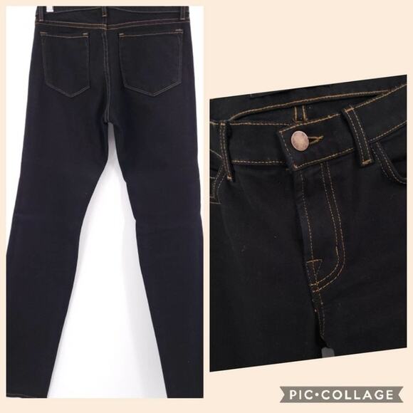 J Brand Black Straight Jeans 28 - Picture 1 of 8